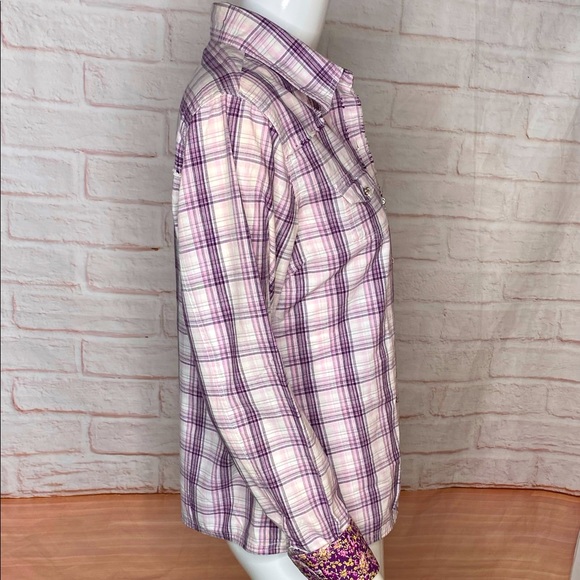 Quizz Vintage wester woman long sleeve shirt size L - Picture 3 of 8